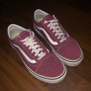 Women’s maroon vans